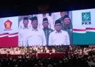 Saling Lempar Pujian Cak Imin dan Prabowo Subianto di SICC Bogor