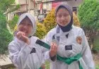 Sambut HUT ke-77 RI, Kakak Beradik Asal Soreang Sabet Medali pada Kejuaraan Taekwondo di Cimahi