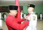 Resmi Dikukuhkan, Hengky Kurniawan Pesan Ini kepada 35 Anggota Paskibraka KBB