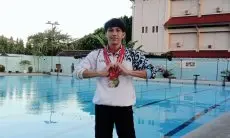 Fikri Adityawan Mahasiswa ITB Boyong 4 Medali di Ajang Tri Gantha Akusara Swimming Championship