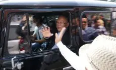 Foto: Disambut Warga, Dada Rosada Bebas dari Penjara Sukamiskin