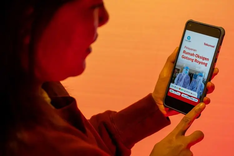 Telkomsel Dukung Operasional Rumah Oksigen Gotong Royong