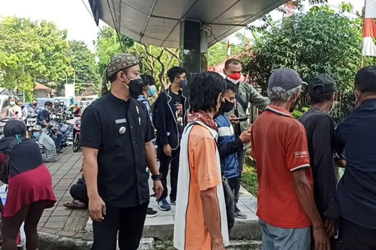 Sejumlah PMKS di Kecamatan Bogor Tengah Disuntuk Vaksin Covid-19
