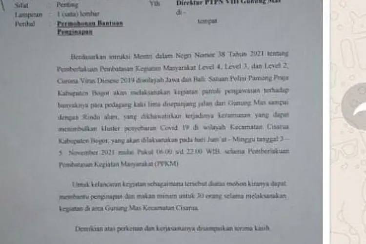 Satpol PP Bantah Minta Penginapan Gratis, Hanya Minta Diskon karena Anggaran Terbatas
