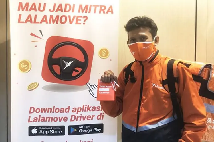 Di Bandung, Lalamove Bekali Mitra Pengemudi dengan Health and Safety Kit