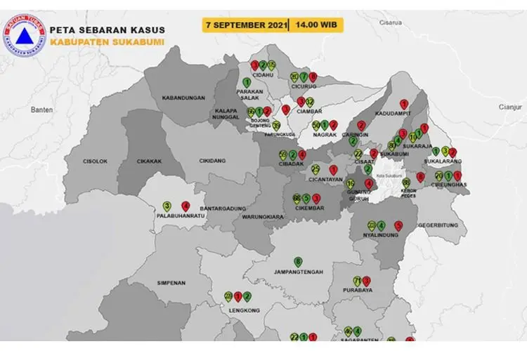 Kondisi Kabupaten Sukabumi Menurun, Tercatat Sudah 574 Warga Meninggal akibat Covid-19