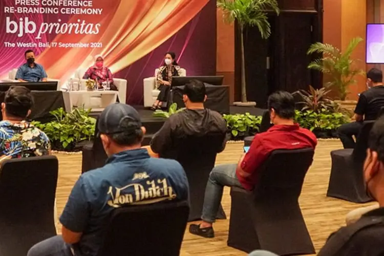 Gelar Seremoni Rebranding BJB Prioritas saat Pandemi, BJB Terapkan Prokes Covid-19 Ketat di Bali
