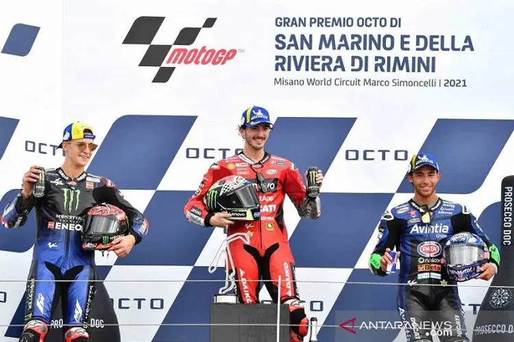 Begini Ungkapan Bahagia Francesco Bagnaia Usai Rajai GP San Marino dan 'Asapi' Fabio Quartararo