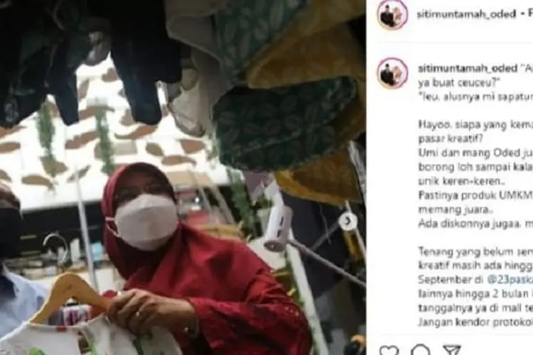 Oded Kompak Bareng Istri Borong Produk UMKM di Mall 23 Paskal