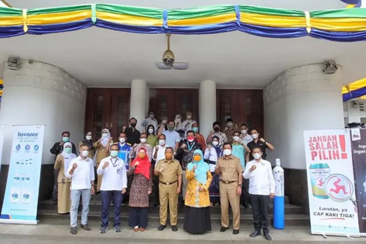 HJKB ke-211, Sejumlah Perusahaan Berikan Bantuan Penanganan Covid-19 di Kota Bandung