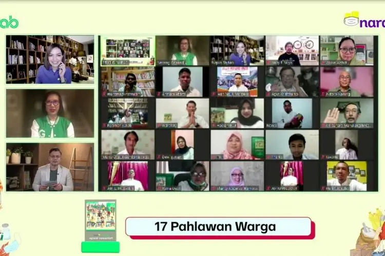 Grab Umumkan 17 Pahlawan Warga Pilhan warganet