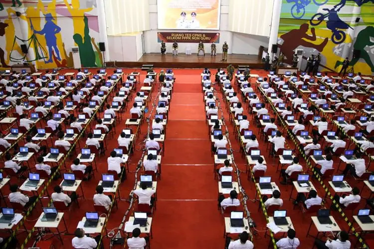 Foto: Seleksi Kompetensi Dasar CPNS Kota Bandung 2021