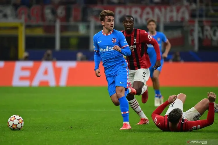 Dramatis, Atletico Madrid Bungkam AC Milan 2-1 di San Siro