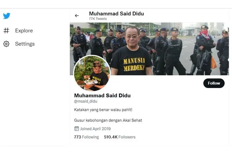 Yusril Minta Bayaran Mahal untuk Jadi Pengacara, Said Didu: Wuih Rp 100 Milyar?
