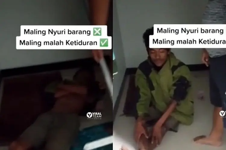 Viral Maling Ketiduran di Rumah Targetnya, Netizen: Mungkin Dia Lelah