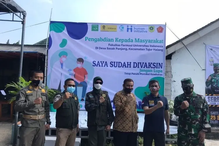 Fakultas Farmasi UI dan TNI gelar layanan vaksinasi COVID-19 di Bogor