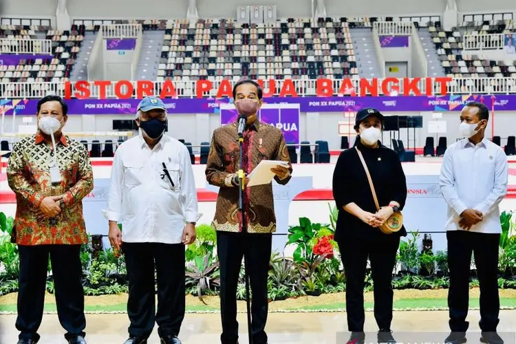 Presiden Jokowi Resmikan Venue PON XX Papua