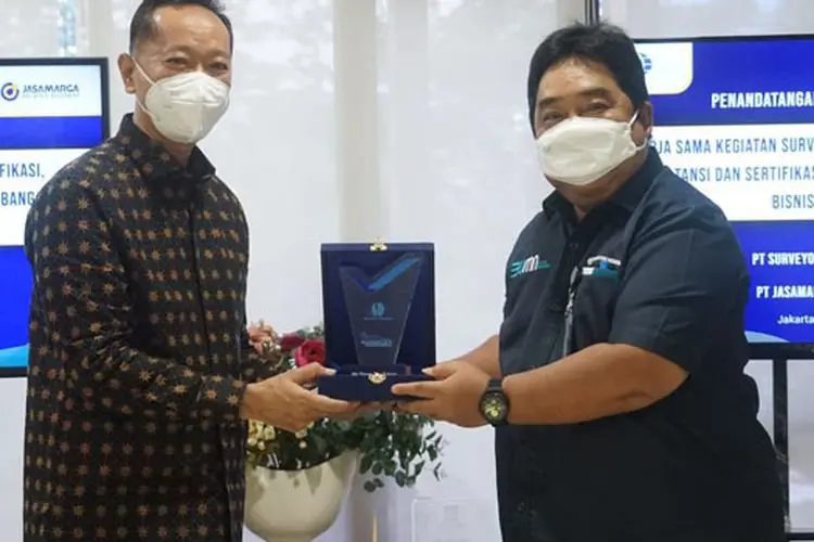 Kembangkan Bisnis Non-jalan Tol, PT Jasa Marga Related Business Gandeng PT Surveyor Indonesia