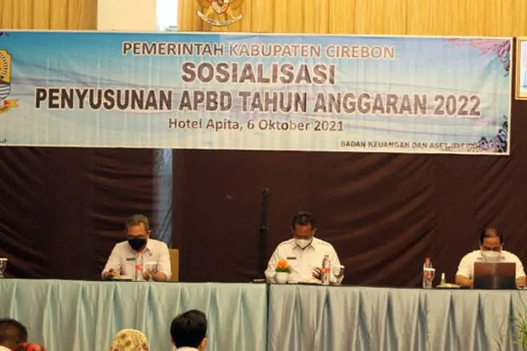 Susun APBD 2022, BKAD Kabupaten Cirebon Lakukan Sosialisasi Permendagri Nomor 27 Tahun 2021