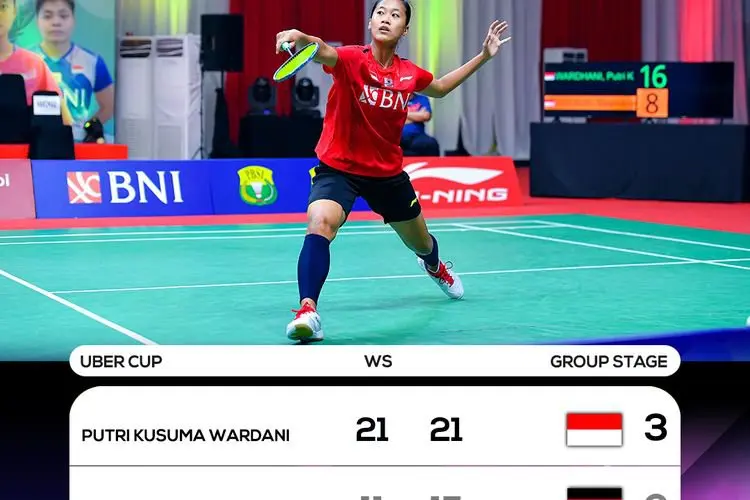 Mantap...Kusuma Wardani Pastikan Kemengan Indonesia Lawan Jerman