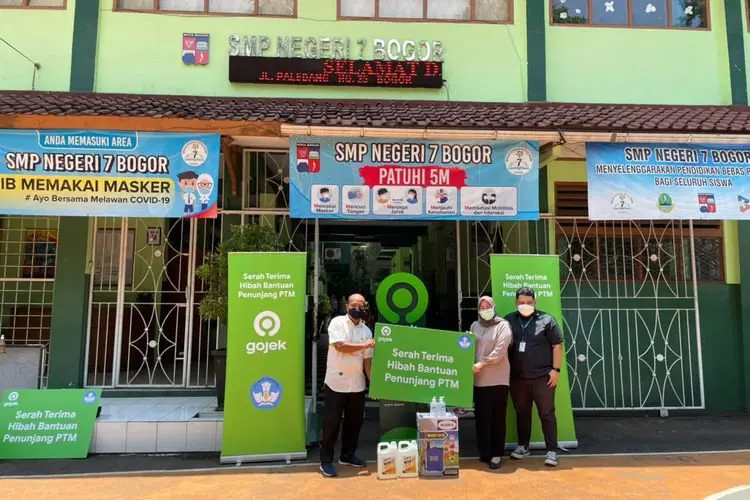 Gojek Berikan Sarpras Penunjang PTM Kota Bogor