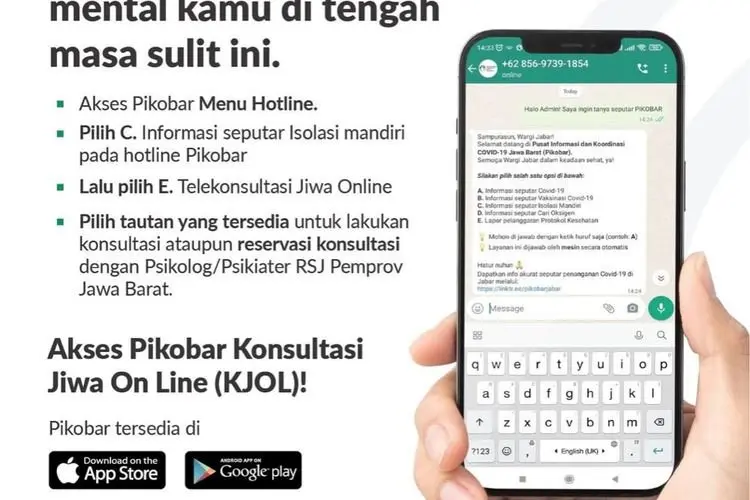 Dukung Kesehatan Mental Selama Pandemi, Pikobar Kini Punya Fitur Konsultasi Jiwa
