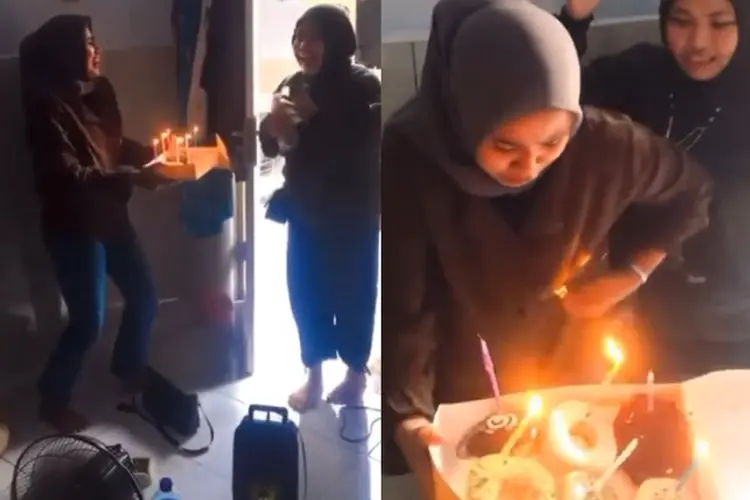 Apa Mau Dikata, Niat Beri Kejutan Malah Baju yang Terbakar Api dari Lilin....