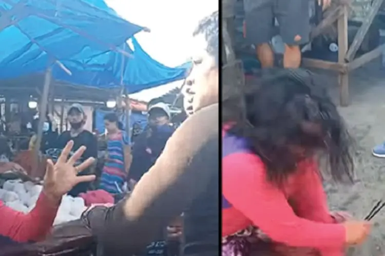 Aneh! Emak-emak Dipukul Preman Saat Berdagang, Lapor Polisi Malah Jadi Tersangka