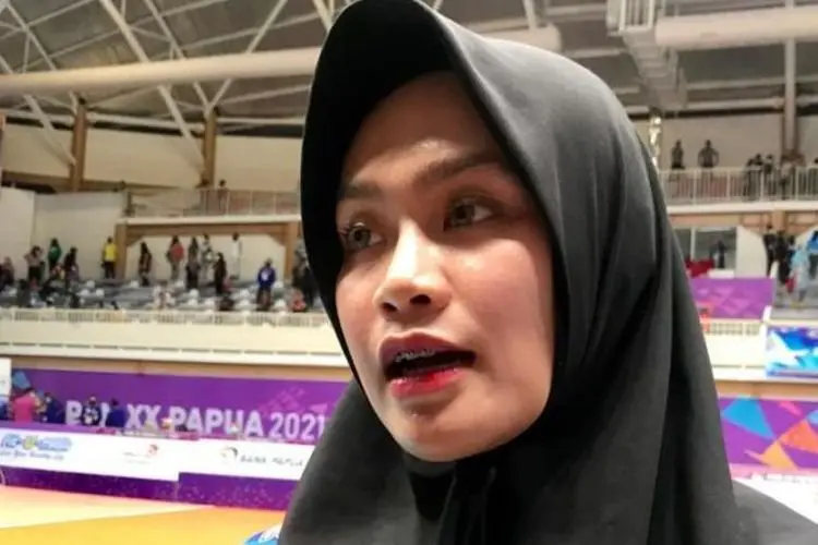 Mantap, Pebola Voli Putri Jabar Wilda Nurfadhilah Hattrick Medali Emas