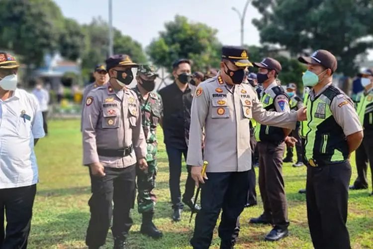 Antisipasi Kejahatan dan Tawuran, Polresta Bogor Kota Gelar Apel Sispamwil
