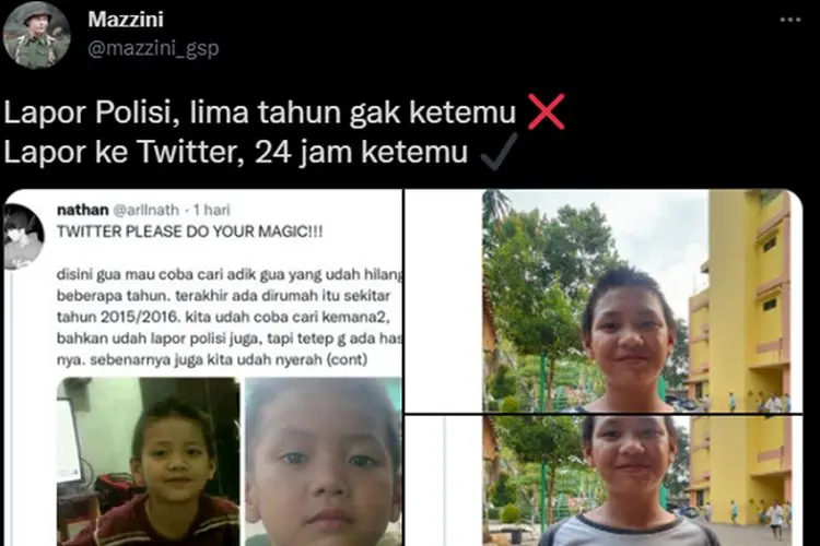 Wanita Ini Temukan Adiknya yang Hilang Lima Tahun Lalu Usai 'Lapor' ke Twitter
