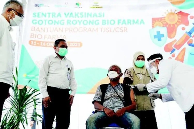 Bio Farma Inisiasi Sentra Vaksinasi Gotong Royong Covid-19