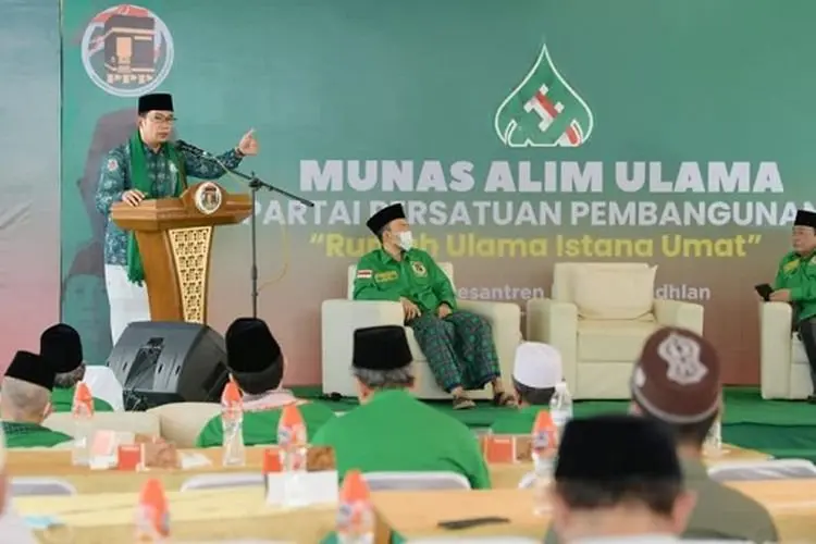 Di Munas PPP, Ridwan Kamil Ingin Cara Kampanye Partai Islam Sesuai Zaman Now