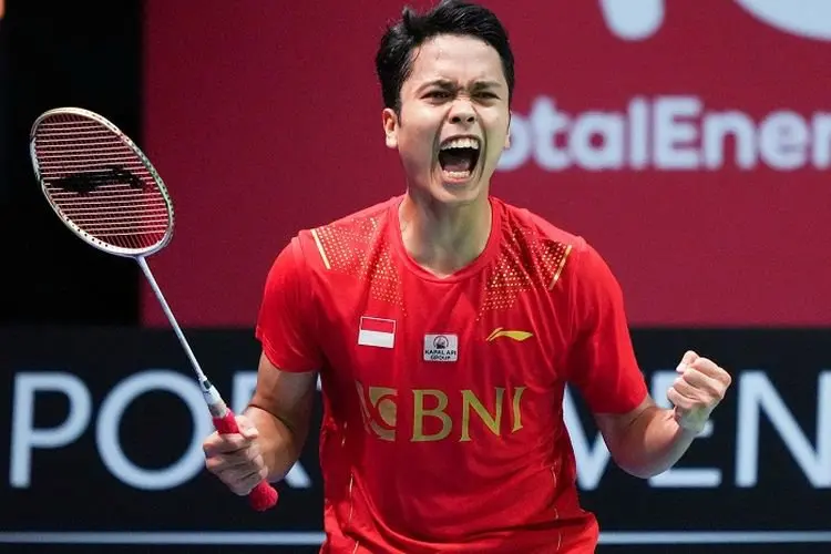 Masih Membekas! Ini Video Pukulan 'Menipu' Anthony Ginting yang Bikin Jagoan China Mati Langkah