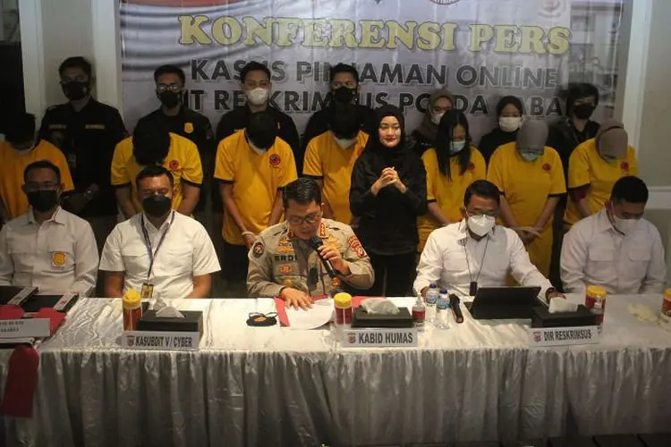 Foto: Pengungkapan Kasus Pinjaman Online Ilegal