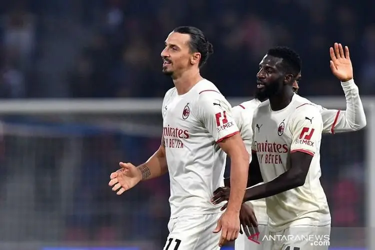 Susah Payah Taklukkan 9 Pemain Bologna, AC Milan Rebut Puncak Klasemen Liga Italia