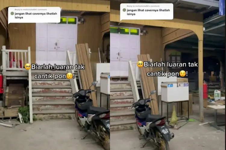 Unik, Begini Penampakan Rumah dari Luar Sederhana Tapi di Dalamnya Mewah