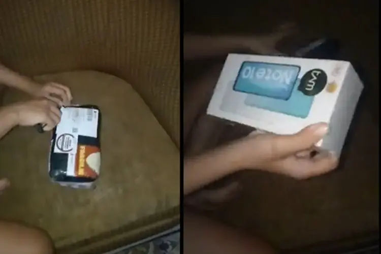 SIAL! Beli Hp Rp2,5 Juta di Online Shop, Wanita Ini Kaget Isi Paketnya Batu