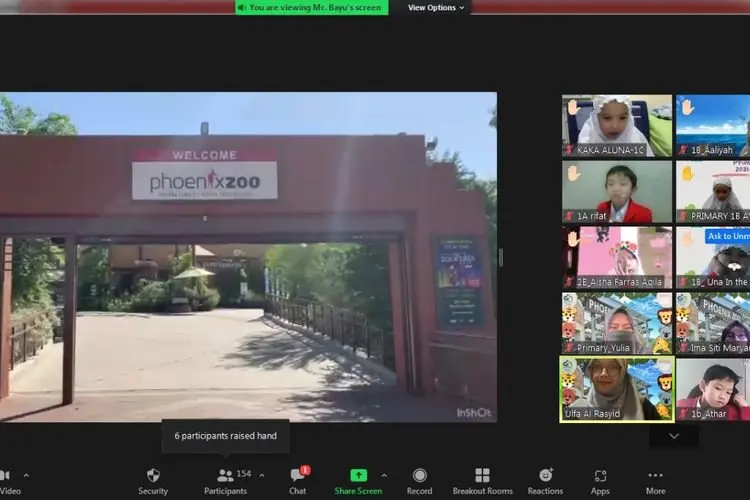 Darul Hikam Integrated School Primary Gelar Virtual Field Trip