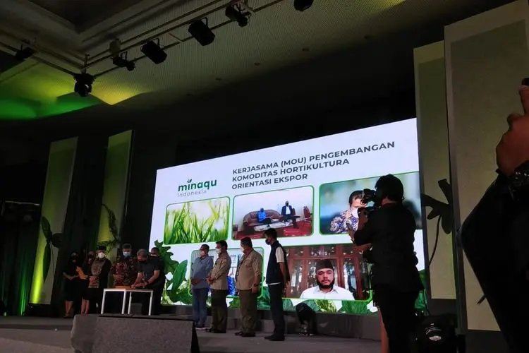 E-Commerce Minaqu Indonesia Dilaunching, Mentan Sebut Ini Sejarah Baru Pertanian Indonesia