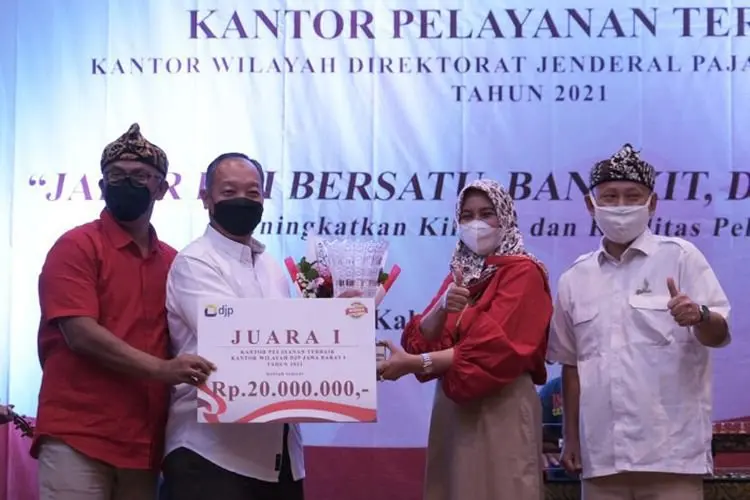 Terapkan Zona Integritas, KPP Soreang Juarai Pelayanan Terbaik Kanwil DJP Jabar I