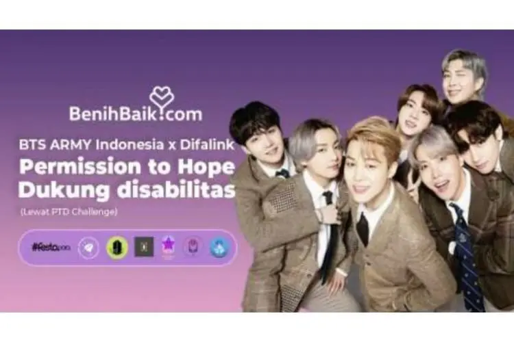 BTS Inspirasi ARMY Indonesia Galang dana untuk Berdayakan Difabel
