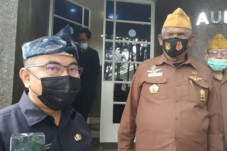 Sambut Hari Pahlawan , Dinsos dan Veteran Kota Bandung Serukan Lawan Pandemi
