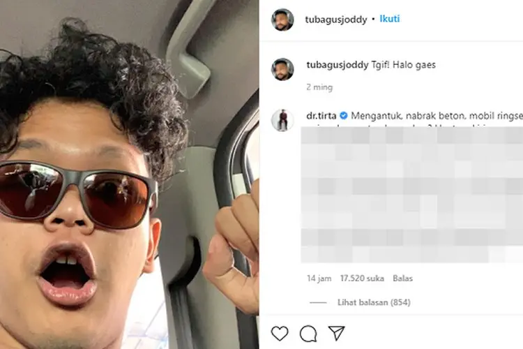 Main handphone Sambil Ngebut, Tubagus Joddy Sopir Vanessa Angel Ditangani Psikolog, Kapan Jadi Tersangka?