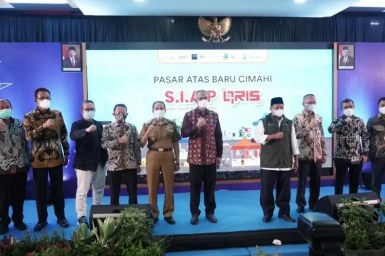 Mantap, Setengah Pedagang Pasar Atas Baru Cimahi Gunakan Transaksi QRIS