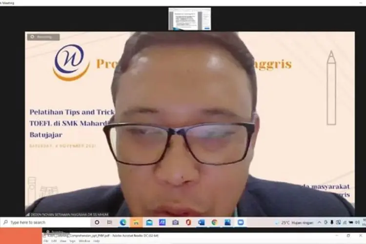 Prodi Bahasa Inggris Universitas Widyatama Bagikan Tips and Tricks TOEFL