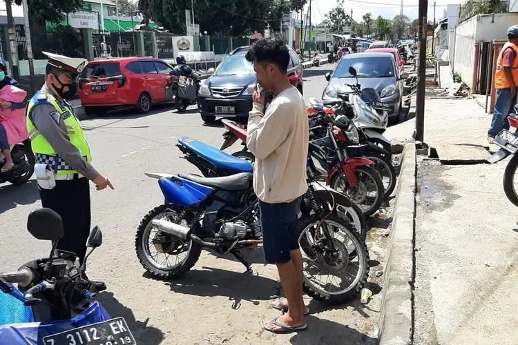 Gencar Operasi Knalpot Bising di Garut, 263 Kendaraan Kena Garuk Petugas