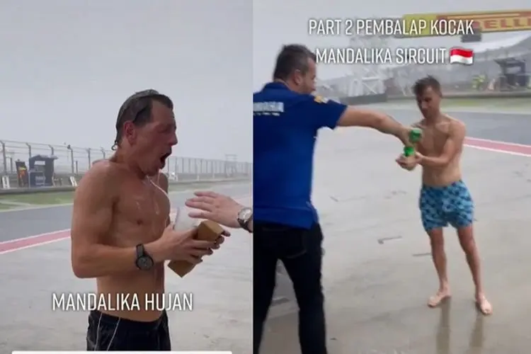 Viral...Hanya di Mandalika Pembalap WSBK Bisa Menumpahkan Kerinduan Masa Kecilnya