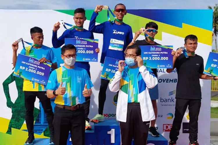 Jabar Internasional Marathon  2021 di Kawasan Wisata Pangandaran Sukses Digelar