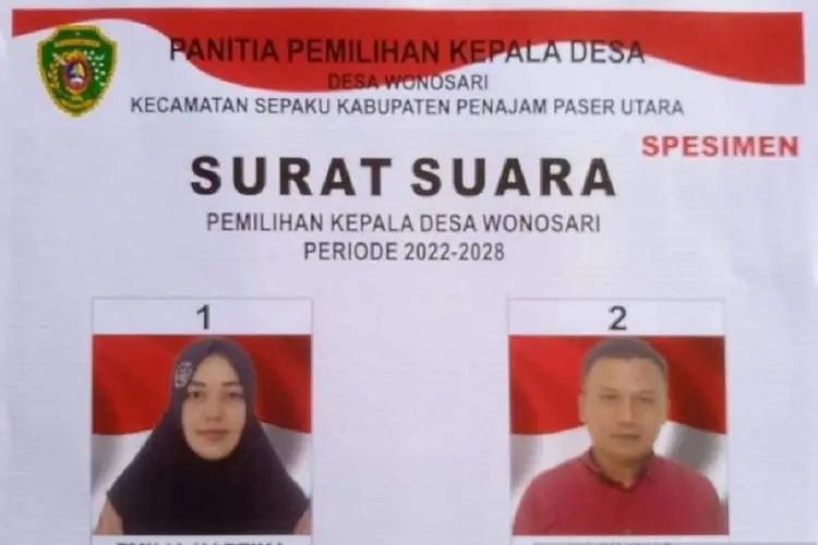 Unik dan Hanya di Penajam Paser Utara, Calon Kades di Pilkades Wonosari Ingin Lawannya Menang